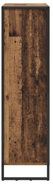 Könyvespolc 2 pcs Öreg fa 99,5 x 30 x 108 cm Faanyag