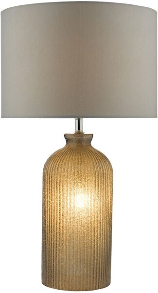 Dar lighting glamour modern asztali lámpa pamplona csiszolt króm szürke darpam4239