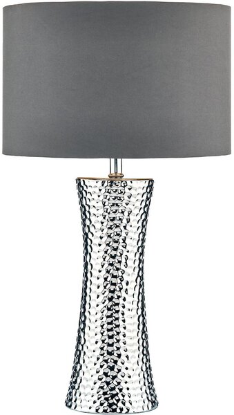 Dar lighting glamour modern asztali lámpa bokara ezüst szürke darbok4232-x