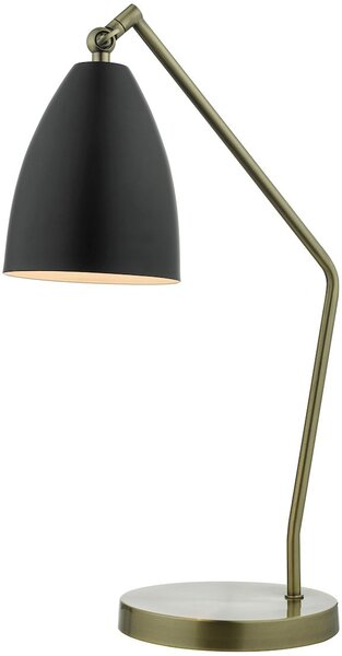 Dar lighting modern asztali lámpa olly antik sárgaréz fekete daroll4154