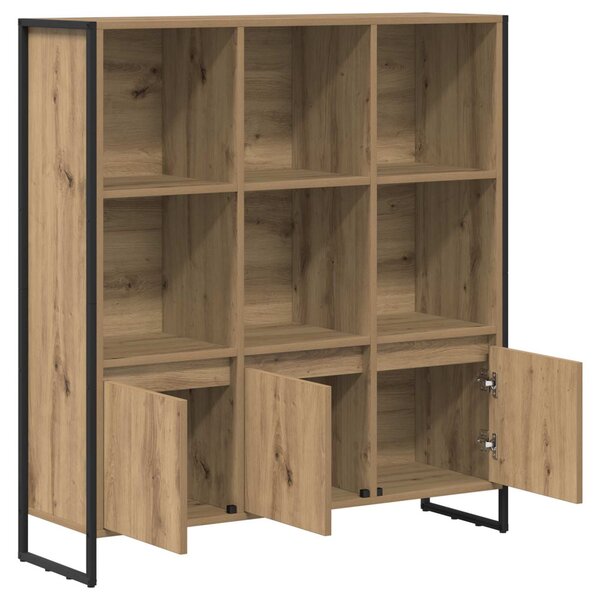 Könyvespolc 2 pcs Művészi tölgy 99,5 x 30 x 108 cm Faanyag