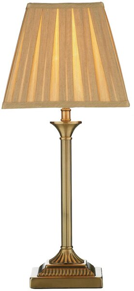 Dar lighting klasszikus asztali lámpa taylor antik sárgaréz arany dartay4075-x
