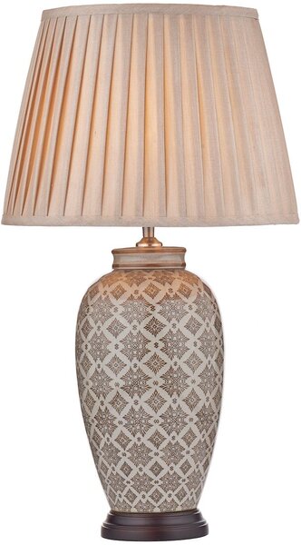 Dar lighting modern asztali lámpa louise barna darlou4229