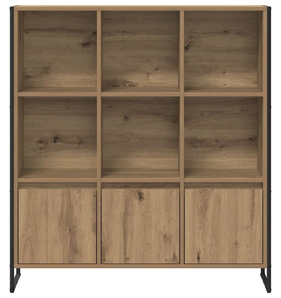 Könyvespolc 2 pcs Művészi tölgy 99,5 x 30 x 108 cm Faanyag
