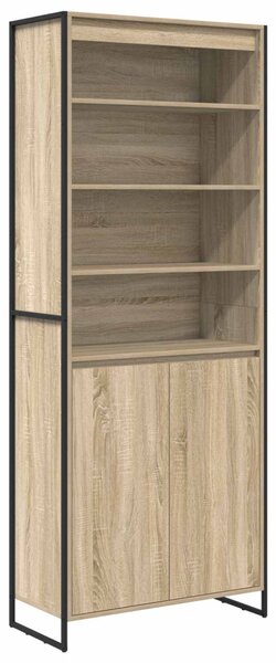 Magas szekrények 2 pcs Sonoma 79 x 36 x 200 cm Faanyag