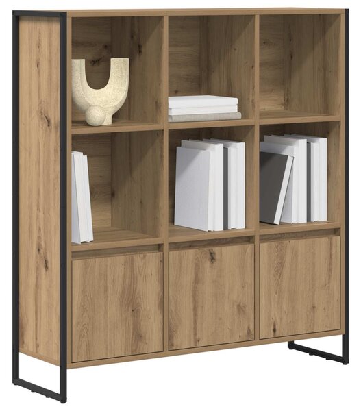 Könyvespolc 2 pcs Művészi tölgy 99,5 x 30 x 108 cm Faanyag