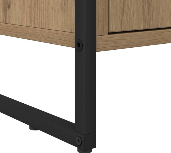 Könyvespolc 2 pcs Művészi tölgy 99,5 x 30 x 108 cm Faanyag
