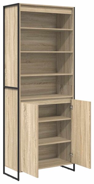 Magas szekrények 2 pcs Sonoma 79 x 36 x 200 cm Faanyag