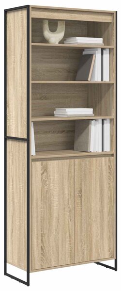 Magas szekrények 2 pcs Sonoma 79 x 36 x 200 cm Faanyag