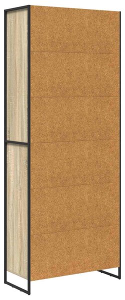 Magas szekrények 2 pcs Sonoma 79 x 36 x 200 cm Faanyag