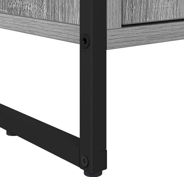 Magas szekrények 2 pcs Szürke Sonoma 79 x 36 x 200 cm Faanyag