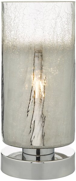 Dar lighting loft asztali lámpa deena csiszolt króm átlátszó dardee4208