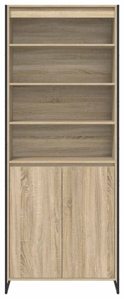 Magas szekrények 2 pcs Sonoma 79 x 36 x 200 cm Faanyag