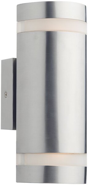 Dar lighting modern kültéri fali lámpa wessex matt üveg rozsdamentes acél darwes2144 IP44