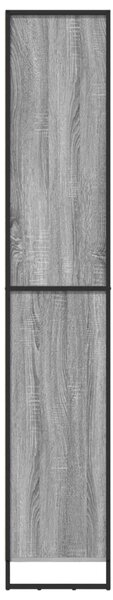 Magas szekrények 2 pcs Szürke Sonoma 79 x 36 x 200 cm Faanyag