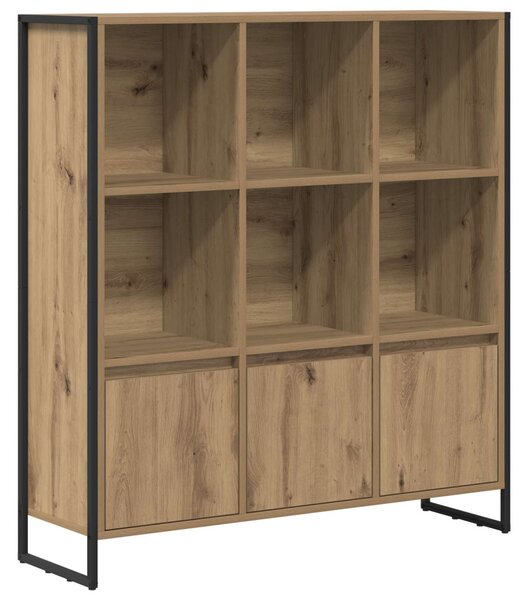 Könyvespolc 2 pcs Művészi tölgy 99,5 x 30 x 108 cm Faanyag