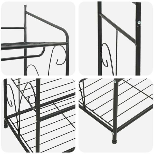 Nyitott Szekrény Egyszínű 2 pcs 78 x 36 x 158 cm