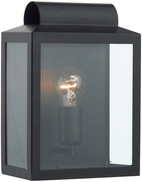 Dar lighting modern kültéri fali lámpa notary fekete átlátszó darnot2122 IP44