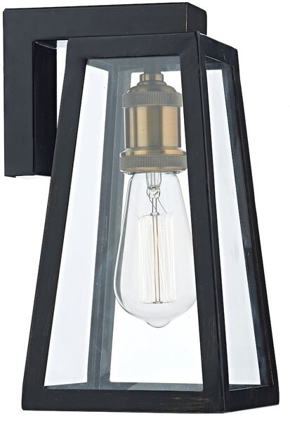 Dar lighting modern kültéri fali lámpa duval fekete arany IP43 darduv1522