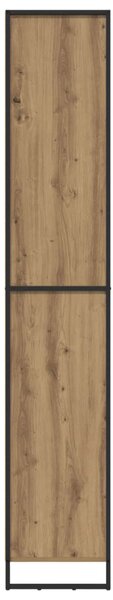 Magas szekrények 2 pcs Művészi tölgy 79 x 36 x 200 cm Faanyag