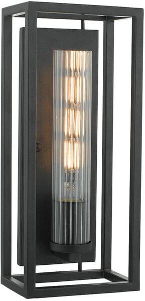 Dar lighting modern fali lámpa felipe fekete átlátszó darfel0722