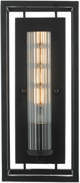 Dar lighting modern fali lámpa felipe fekete átlátszó darfel0722