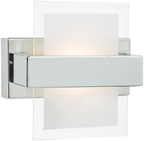 Dar lighting modern fali lámpa apt fehér csiszolt króm darapt0750