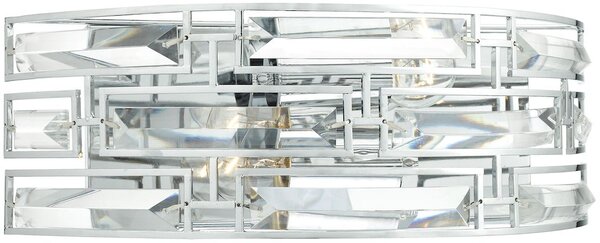 Dar lighting glamour kristály modern fali lámpa seville csiszolt króm darsev0950