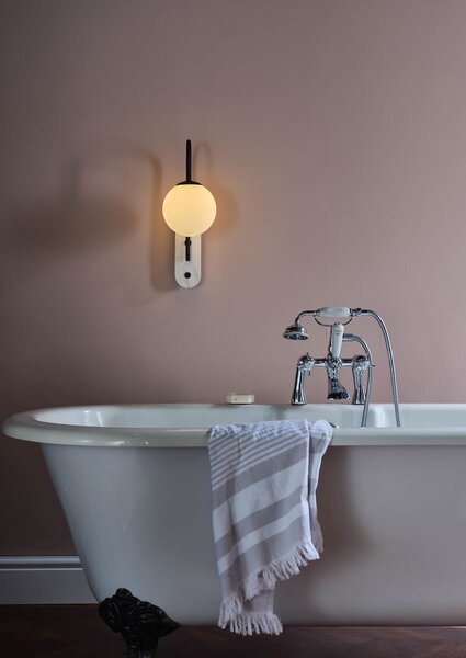 Dar lighting modern fürdőszobai lámpa deuce üveggolyó opál dardeu0739 IP44