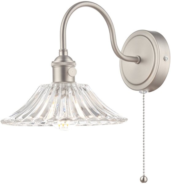 Dar lighting glamour klasszikus fali lámpa hadano ősi króm átlátszó darhad0761-04