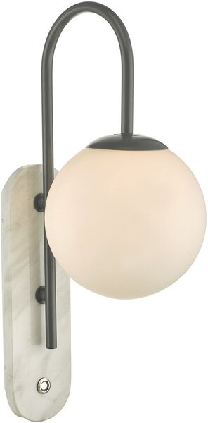 Dar lighting modern fürdőszobai lámpa deuce üveggolyó opál dardeu0739 IP44