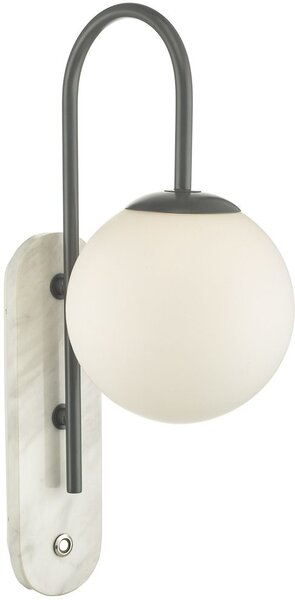 Dar lighting modern fürdőszobai lámpa deuce üveggolyó opál dardeu0739 IP44