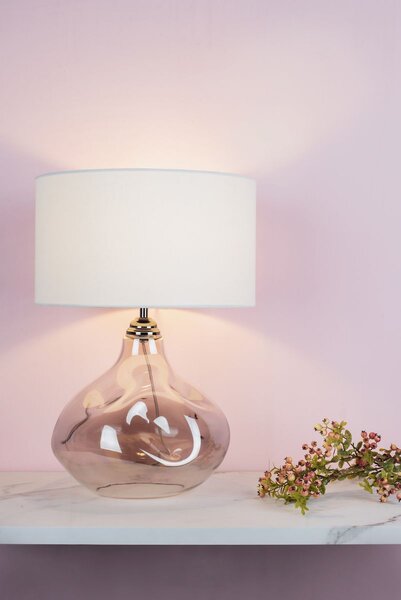 Dar lighting modern asztali lámpa esarosa fehér füstös daresa4210