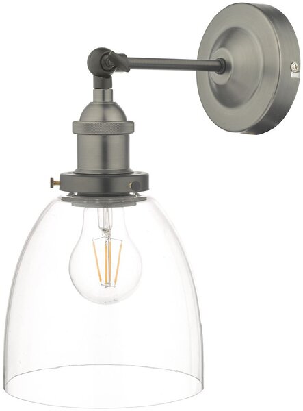Dar lighting modern fali lámpa arvin ősi króm átlátszó dararv0761