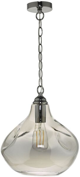 Dar lighting modern függeszték esarosa fekete króm füstös daresa0110
