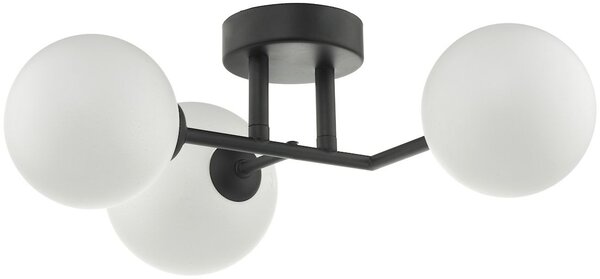 Dar lighting modern mennyezeti lámpa euan fekete opál dareua3022