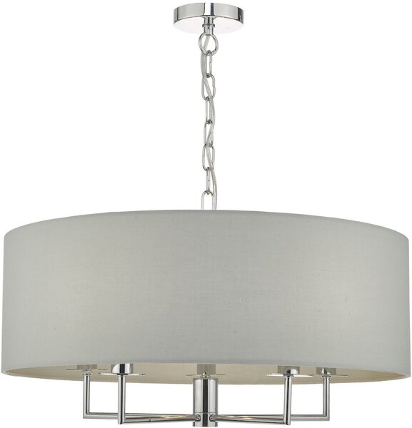 Dar lighting modern függeszték jamelia csiszolt króm szürke darjam0539
