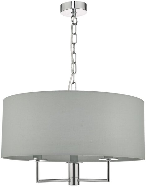 Dar lighting modern függeszték jamelia csiszolt króm szürke darjam0339