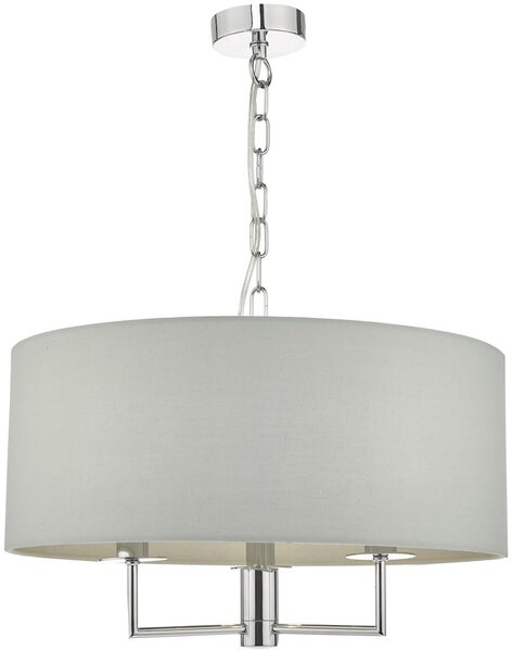 Dar lighting modern függeszték jamelia csiszolt króm szürke darjam0339