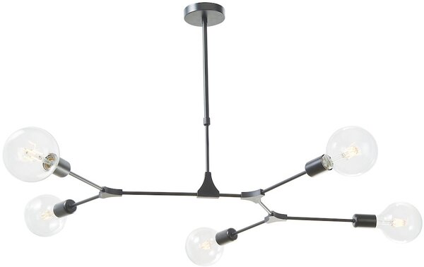 Dar lighting modern függeszték euphemia fekete dareup0539