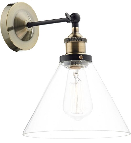 Dar lighting modern fali lámpa ray antik sárgaréz darray0775