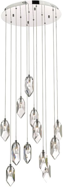 Dar lighting glamour kristály függeszték crystal csiszolt króm darcry1250