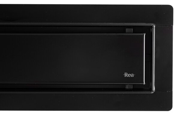 Rea NEOX Superflow, zuhanylefolyó 70 cm, matt fekete, REA-G7806