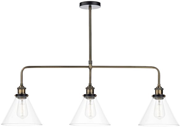 Dar lighting modern függeszték ray antik sárgaréz darray0375