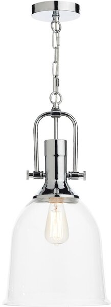 Dar lighting modern függeszték nolan csiszolt króm átlátszó darnol0108