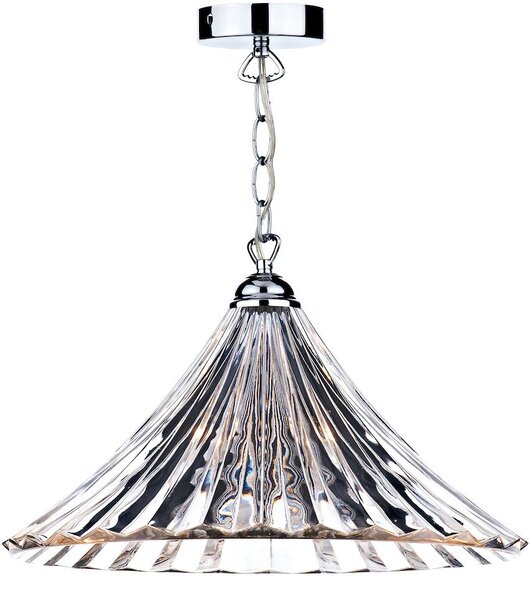Dar lighting glamour modern függeszték ardeche csiszolt króm darard868