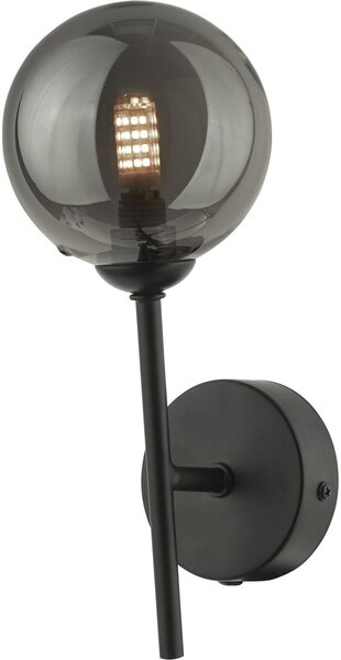 Dar lighting modern fali lámpa cohen fekete füstös darcoh0722-01
