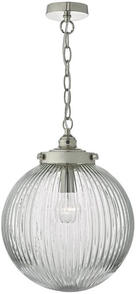 Dar lighting modern függeszték tamara átlátszó szatén nikkel dartam0138