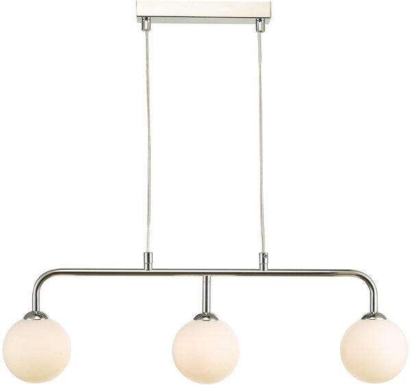 Dar lighting modern függeszték feya opál csiszolt króm darfey6250-02