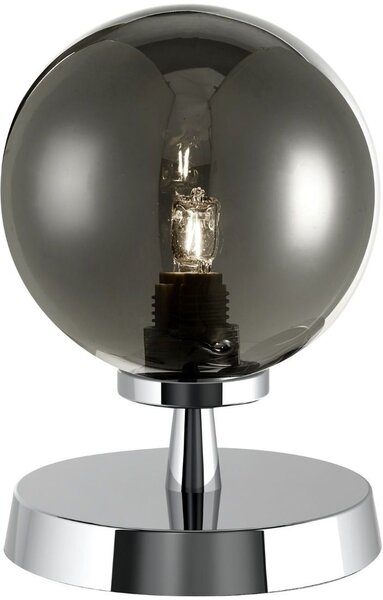 Dar lighting modern asztali lámpa esben füstös csiszolt króm daresb4150-01